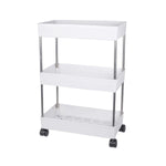 Multipurpose Storage Organizer Slim Rack Shelf With Wheels