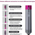 5 in 1 Multifunctional  Negative Ion Automatic Suction Hair Curler